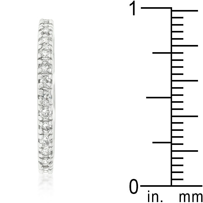 Delicate Cubic Zirconia Eternity Band - The Best Accessory