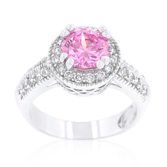Pink Halo Engagement Ring - The Best Accessory