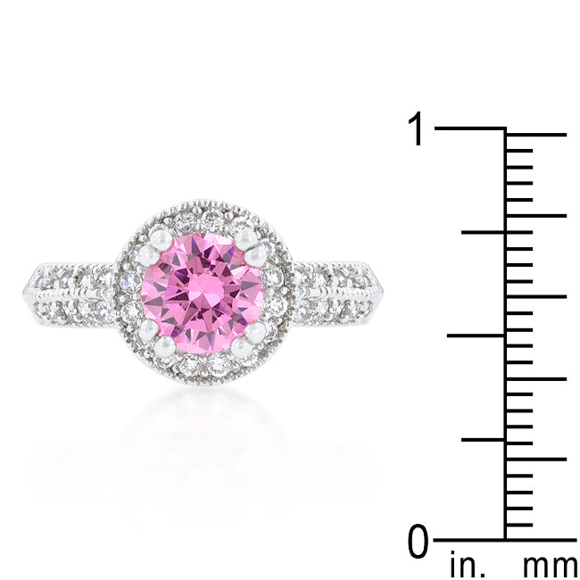 Pink Halo Engagement Ring - The Best Accessory