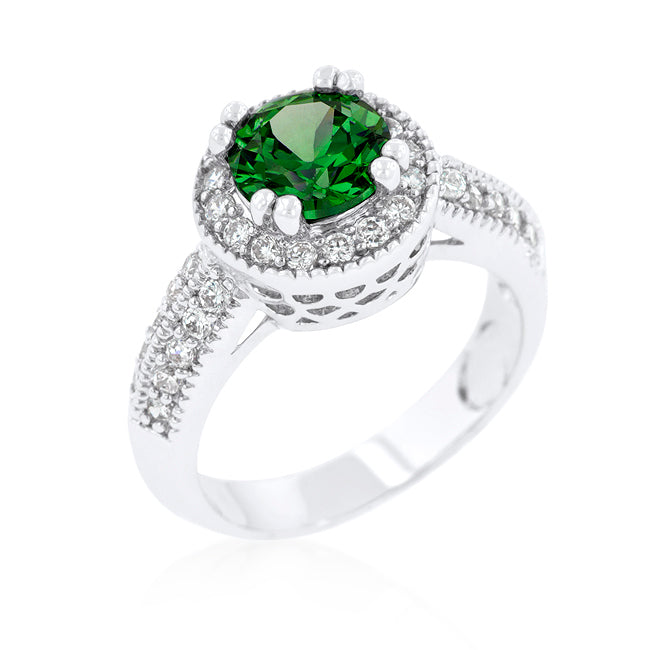 Emerald Halo Engagement Ring - The Best Accessory