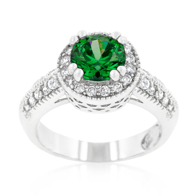 Emerald Halo Engagement Ring - The Best Accessory
