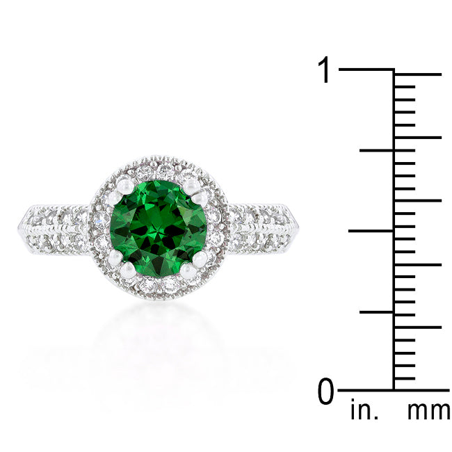 Emerald Halo Engagement Ring - The Best Accessory
