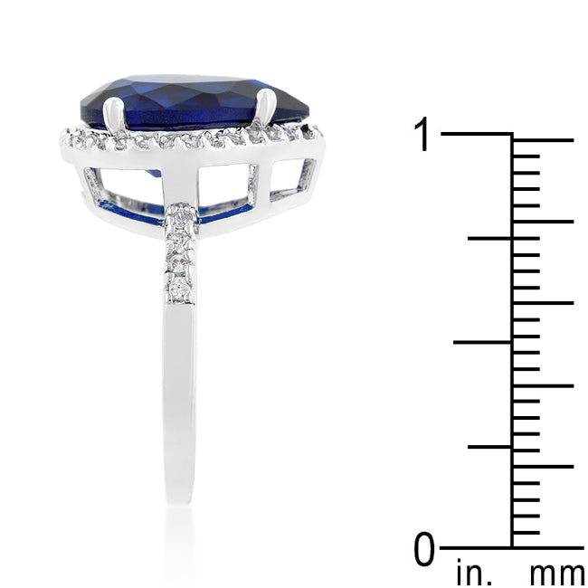 Sapphire Cubic Zirconia Drop Ring - The Best Accessory
