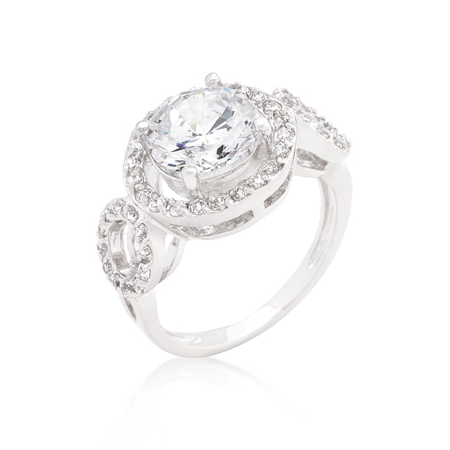 Round Cut Trio Cubic Zirconia Ring - The Best Accessory
