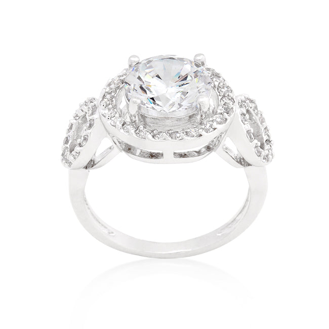 Round Cut Trio Cubic Zirconia Ring - The Best Accessory