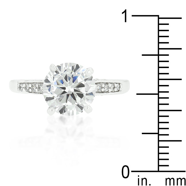 Contemporary Engagement Ring with Large Center Stone - The Best Accessory