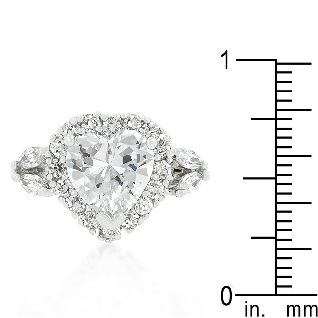 Heart Halo Engagement Ring - The Best Accessory