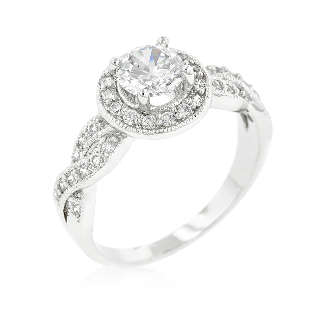 Round Cut Halo Engagement Ring - The Best Accessory