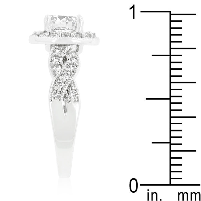 Round Cut Halo Engagement Ring - The Best Accessory