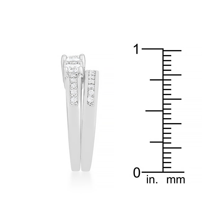 Three Stone Wedding Ring Set - The Best Accessory