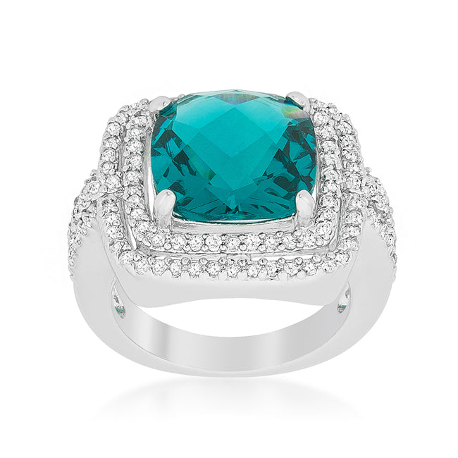 Candy Aqua Cocktail Ring - The Best Accessory