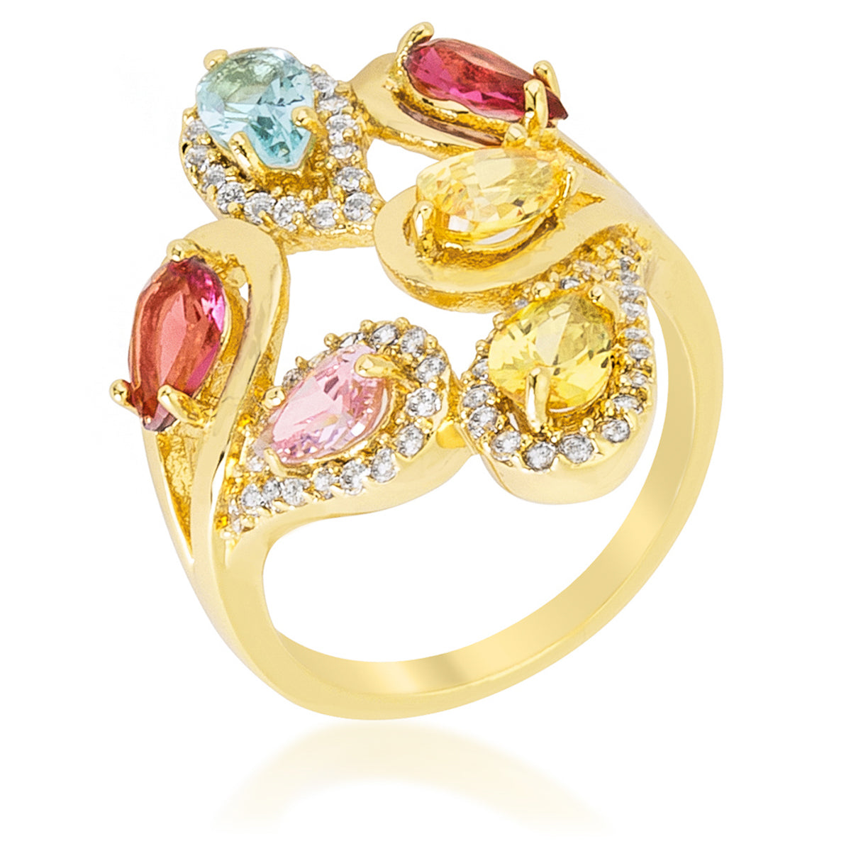 Multi-Color Cocktail Ring - The Best Accessory