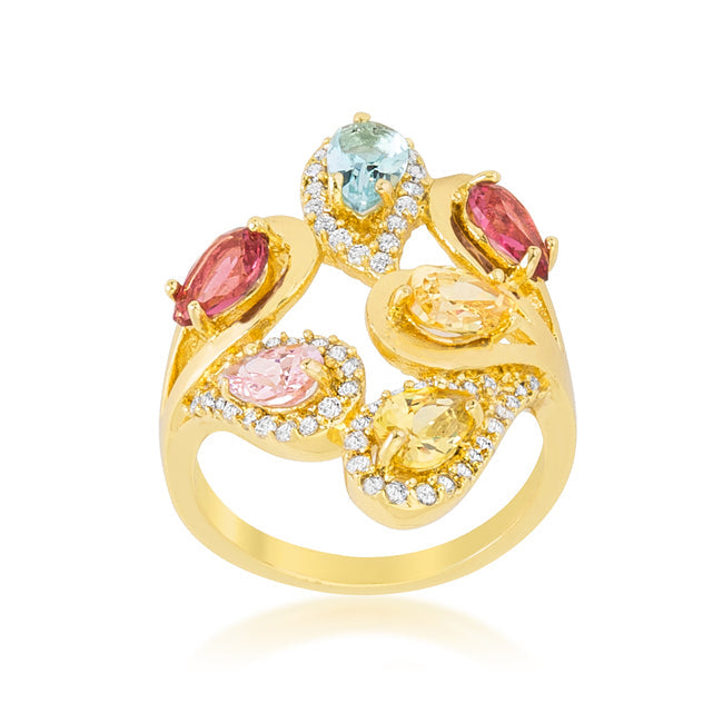 Multi-Color Cocktail Ring - The Best Accessory