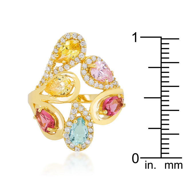 Multi-Color Cocktail Ring - The Best Accessory