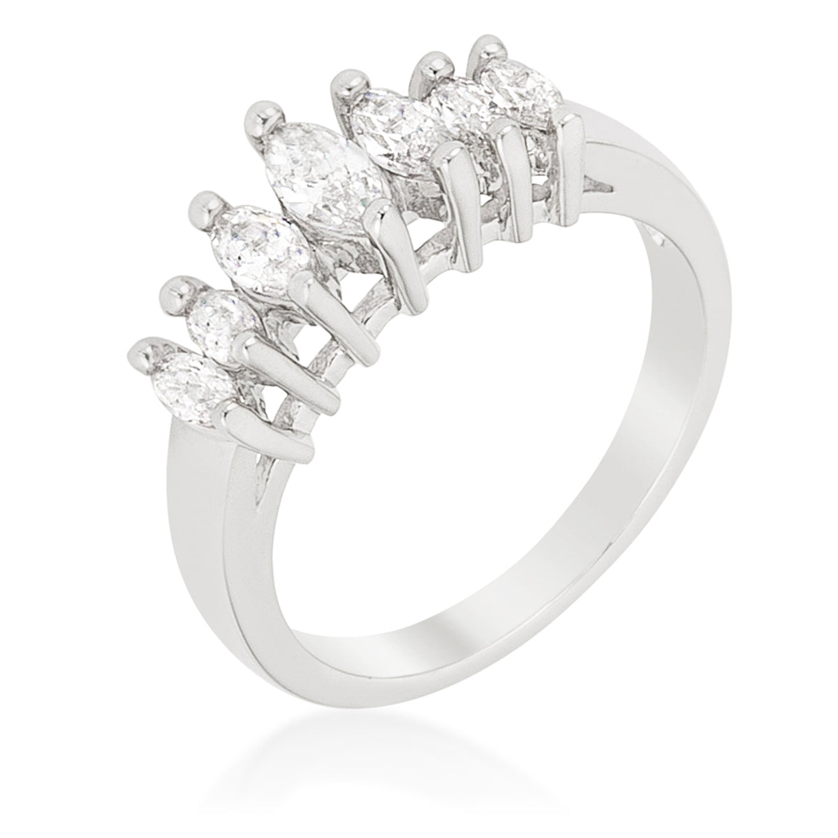 Graduated Marquise Anniversary Band - The Best Accessory