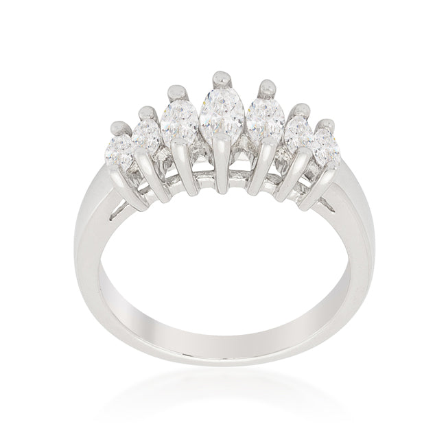 Graduated Marquise Anniversary Band - The Best Accessory