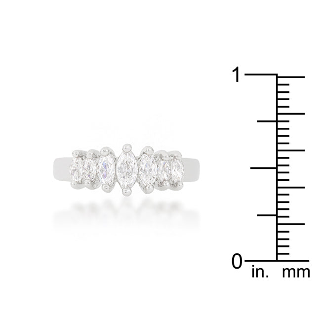 Graduated Marquise Anniversary Band - The Best Accessory
