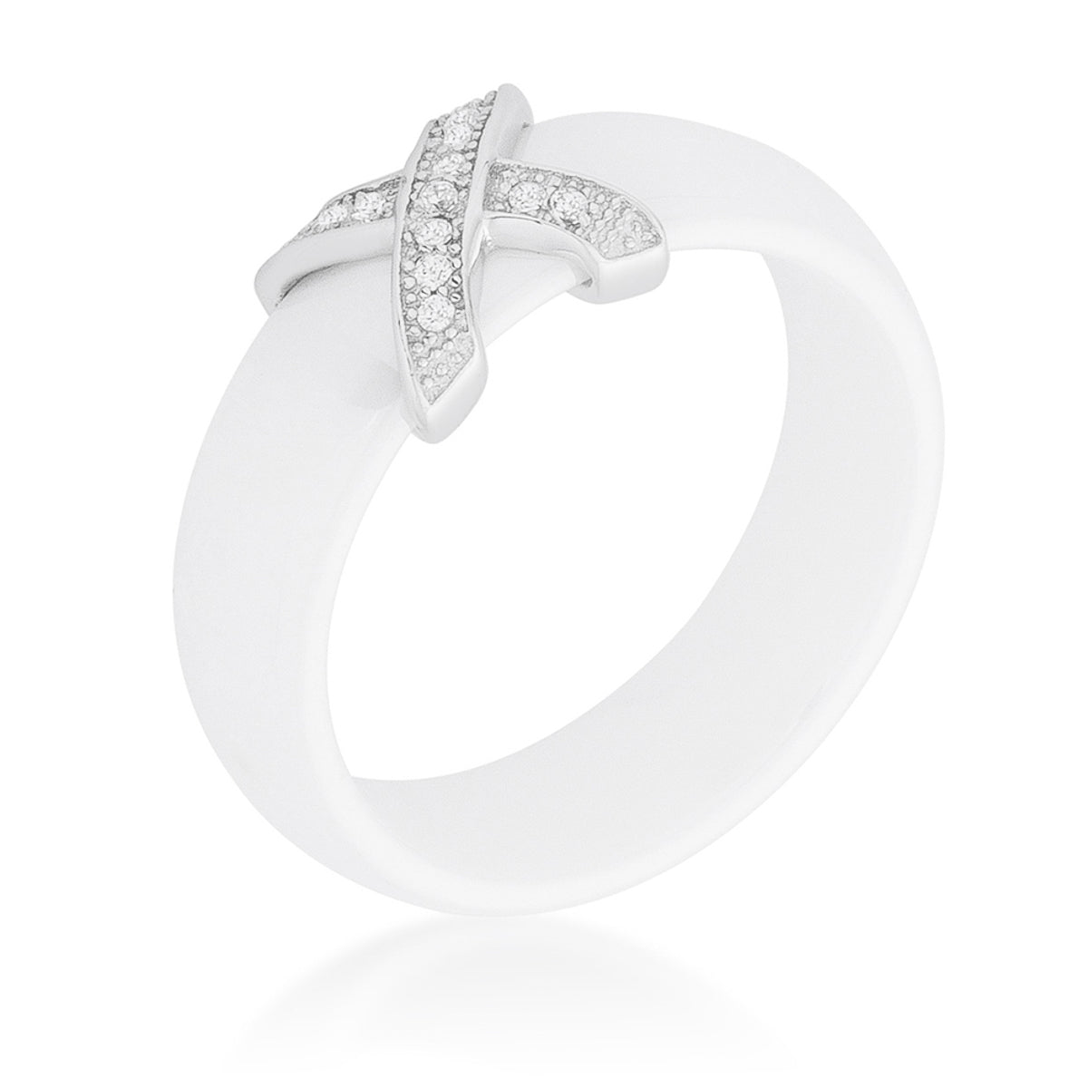 Modern Classic X Ring - White - The Best Accessory