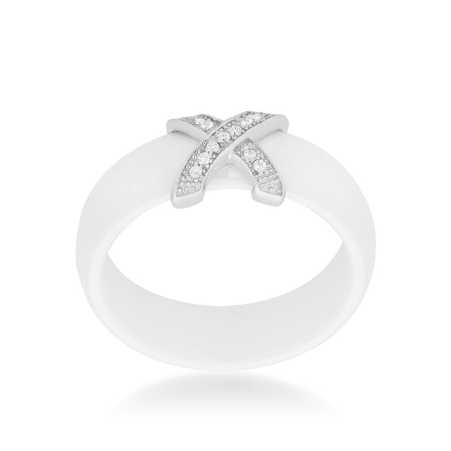 Modern Classic X Ring - White - The Best Accessory