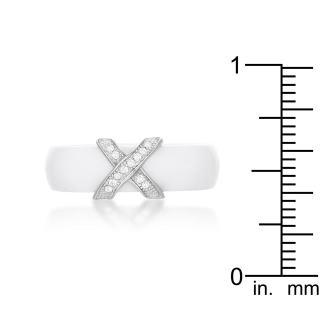 Modern Classic X Ring - White - The Best Accessory