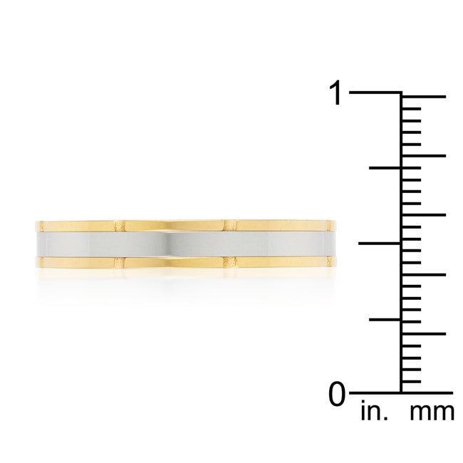 Two Tone Band Ring - The Best Accessory