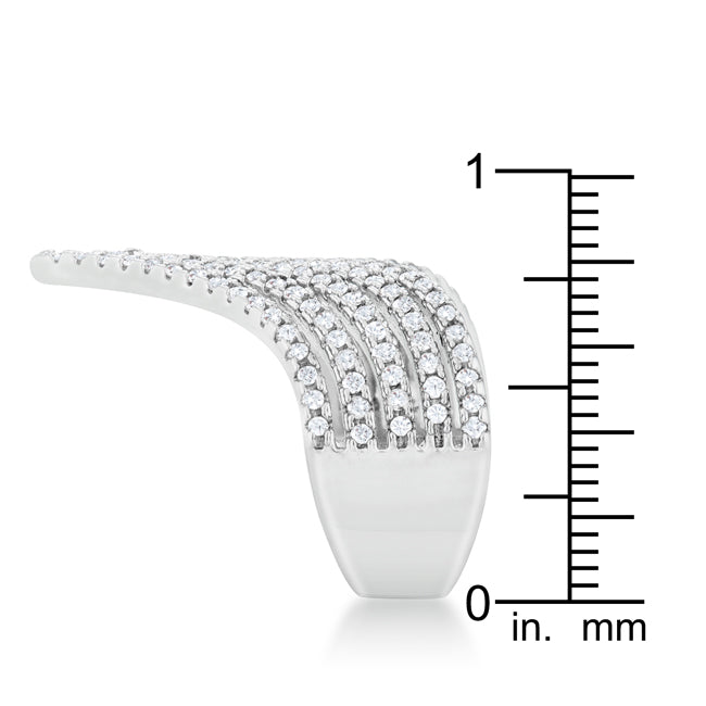 Vera 1.42ct CZ Rhodium Vintage Inspired Cocktail Ring - The Best Accessory