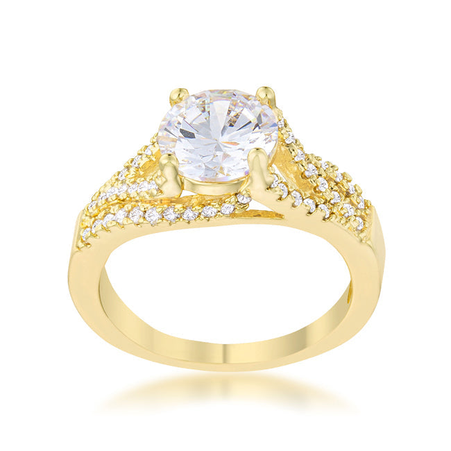 Irine 2.3ct CZ 14k Gold Classic Ring - The Best Accessory