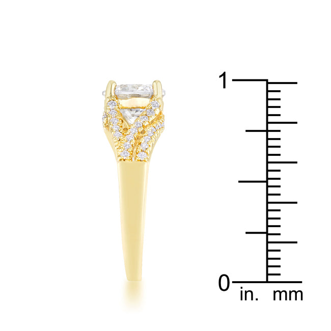 Irine 2.3ct CZ 14k Gold Classic Ring - The Best Accessory