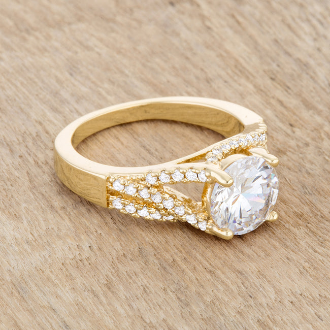 Irine 2.3ct CZ 14k Gold Classic Ring - The Best Accessory