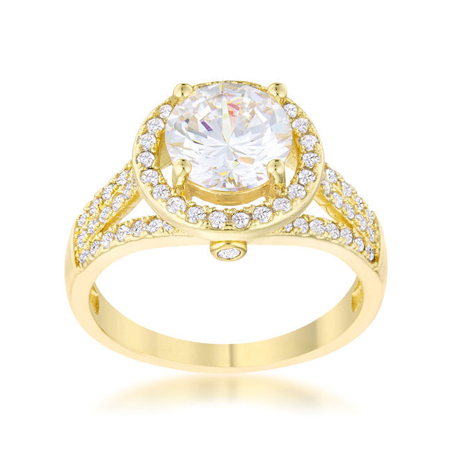 Marylin 2.5ct CZ 14k Gold Classic Ring - The Best Accessory