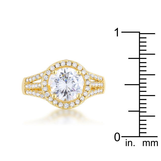 Marylin 2.5ct CZ 14k Gold Classic Ring - The Best Accessory