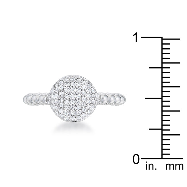 Stunning CZ Rhodium Ring - The Best Accessory