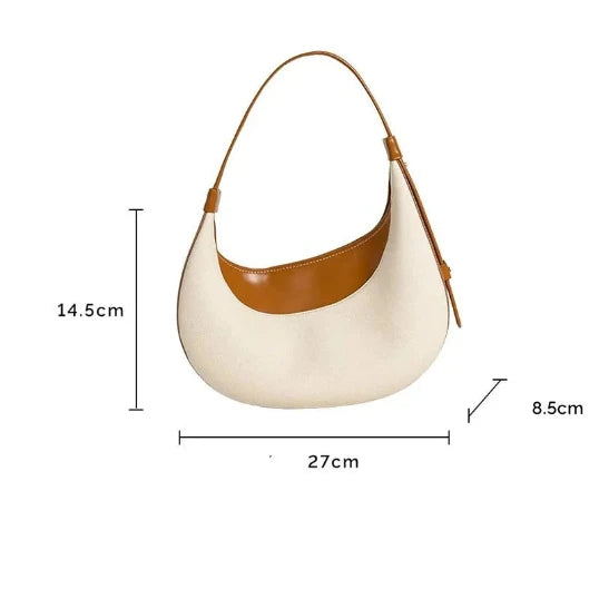Retro Halfmoon Leather Saddle Bag - The Best Accessory