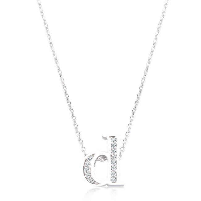 Pave Initial D Pendant - The Best Accessory