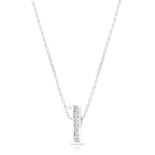 Pave Initial L Pendant - The Best Accessory