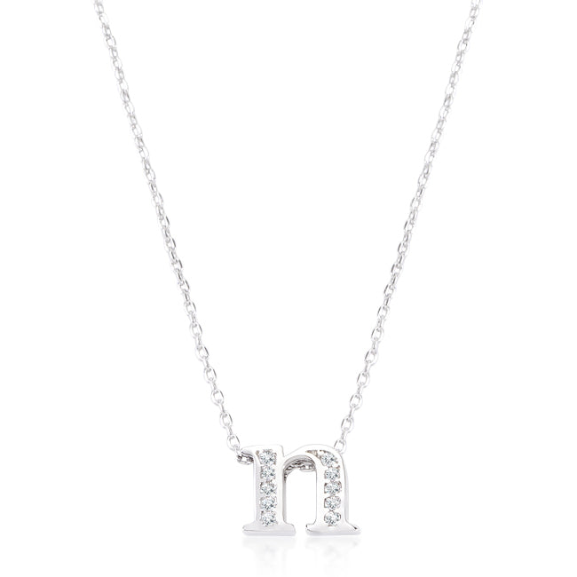 Pave Initial N Pendant - The Best Accessory