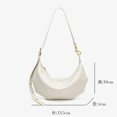 Genuine Leather Shoulder Hobo Handbag - The Best Accessory