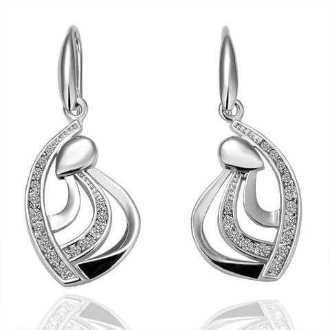 The Best Accessory Elegant Crystal Drop Earrings