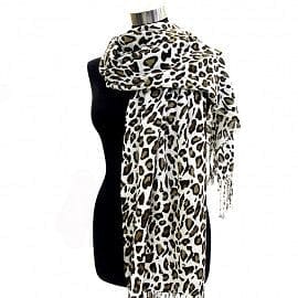 The Best Accessory Soft Leopard Design Print Pashmina
