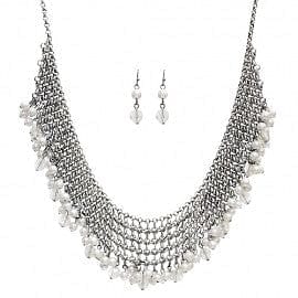 Pearl Dangled Chain Layer Necklace Set - The Best Accessory