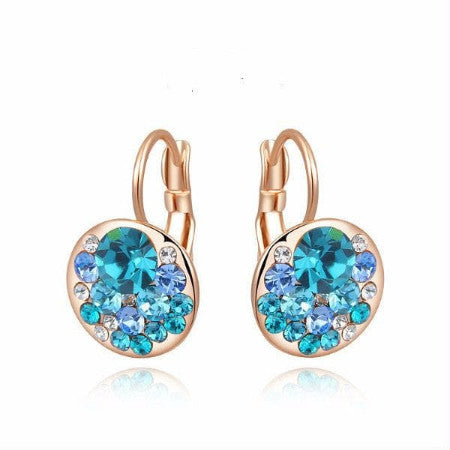 The Best Accessory Italina Rigant Swarovsky Crystal Earrings