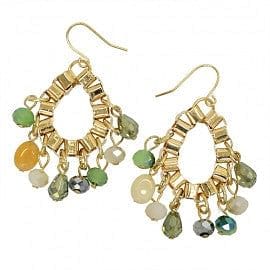 Multi Tone Crystal Drop Earrings - The Best Accessory