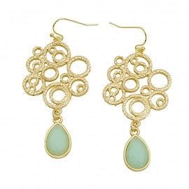 Tear Drop Bubble Casting Earring - The Best Accessory