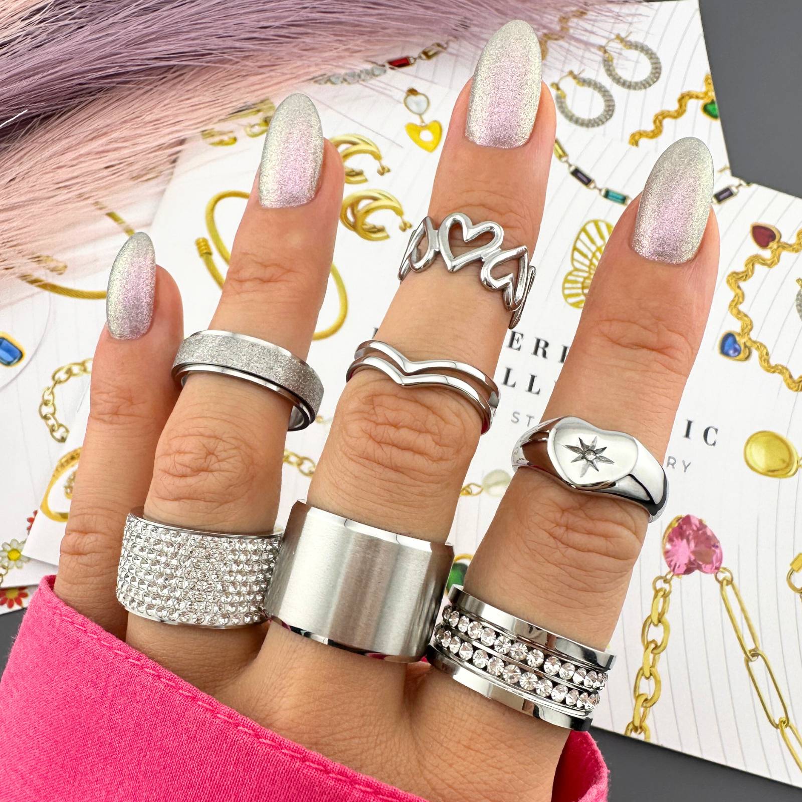 Stainless steel finger ring, Intensity - The Best Accessory