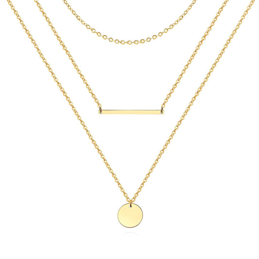 18K gold plated Stainless steel necklace, Intensity - The Best Accessory