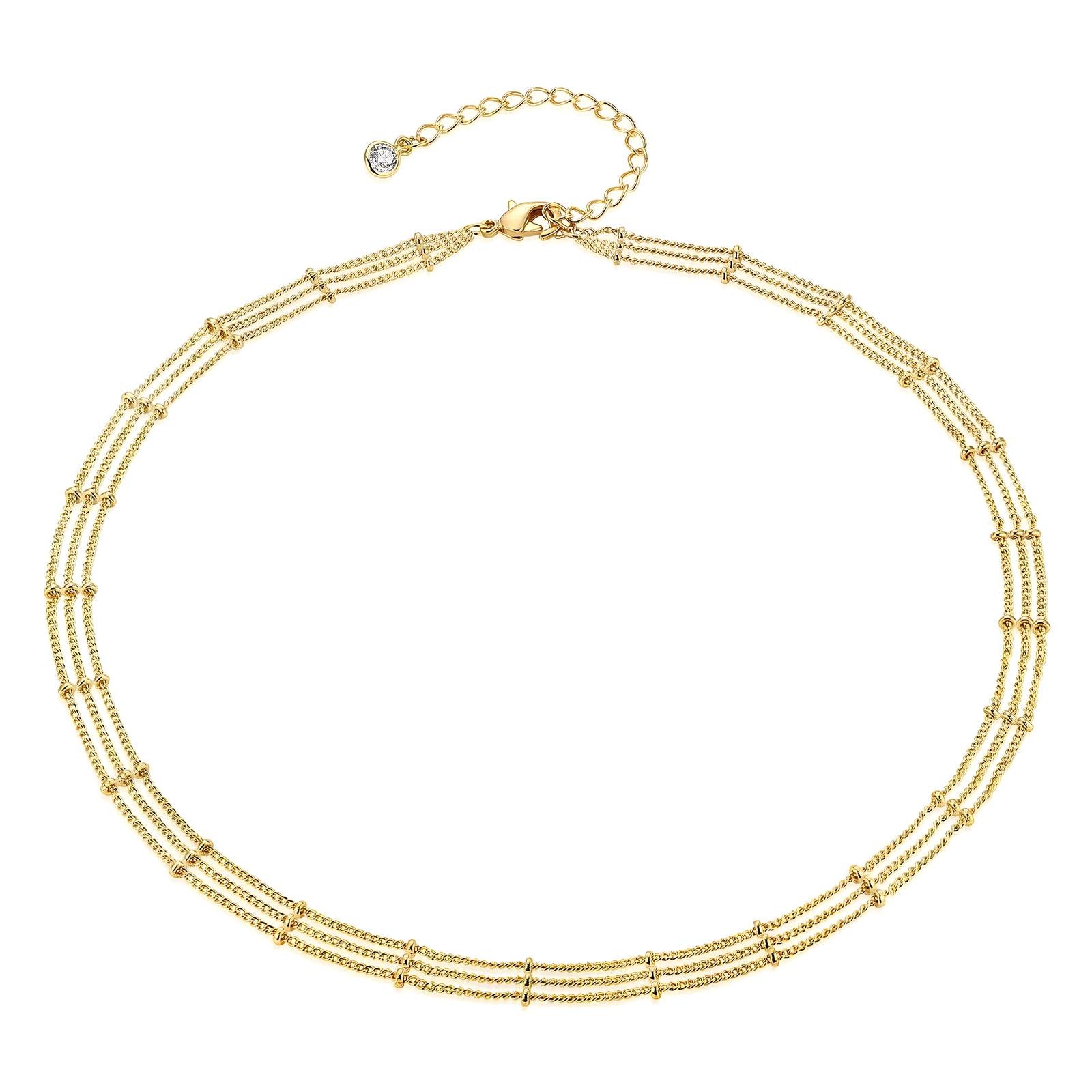 18K gold plated Stainless steel necklace, Intensity - The Best Accessory