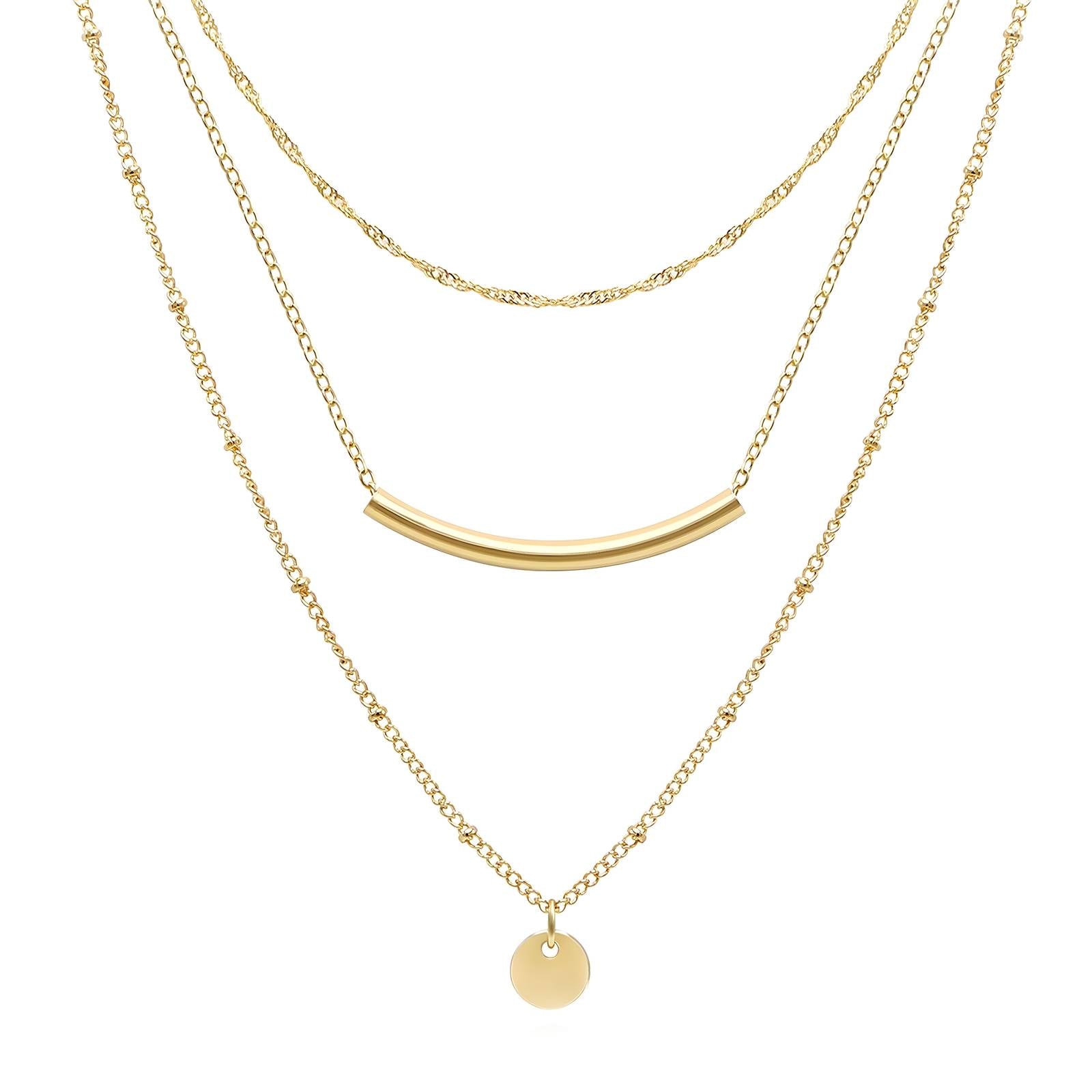 18K gold plated Stainless steel necklace, Intensity - The Best Accessory