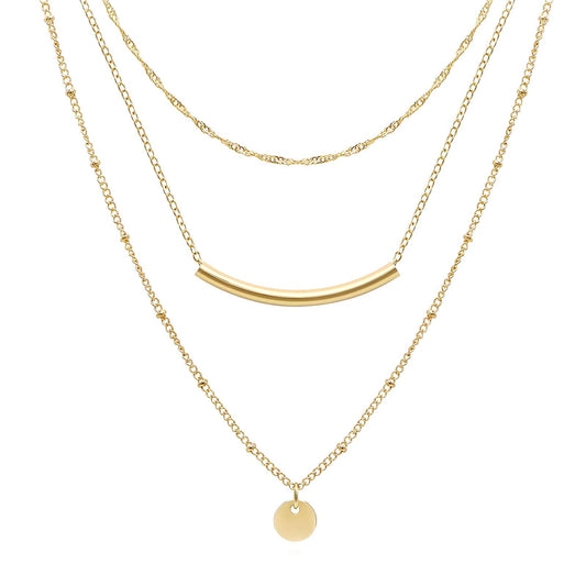 18K gold plated Stainless steel necklace, Intensity - The Best Accessory