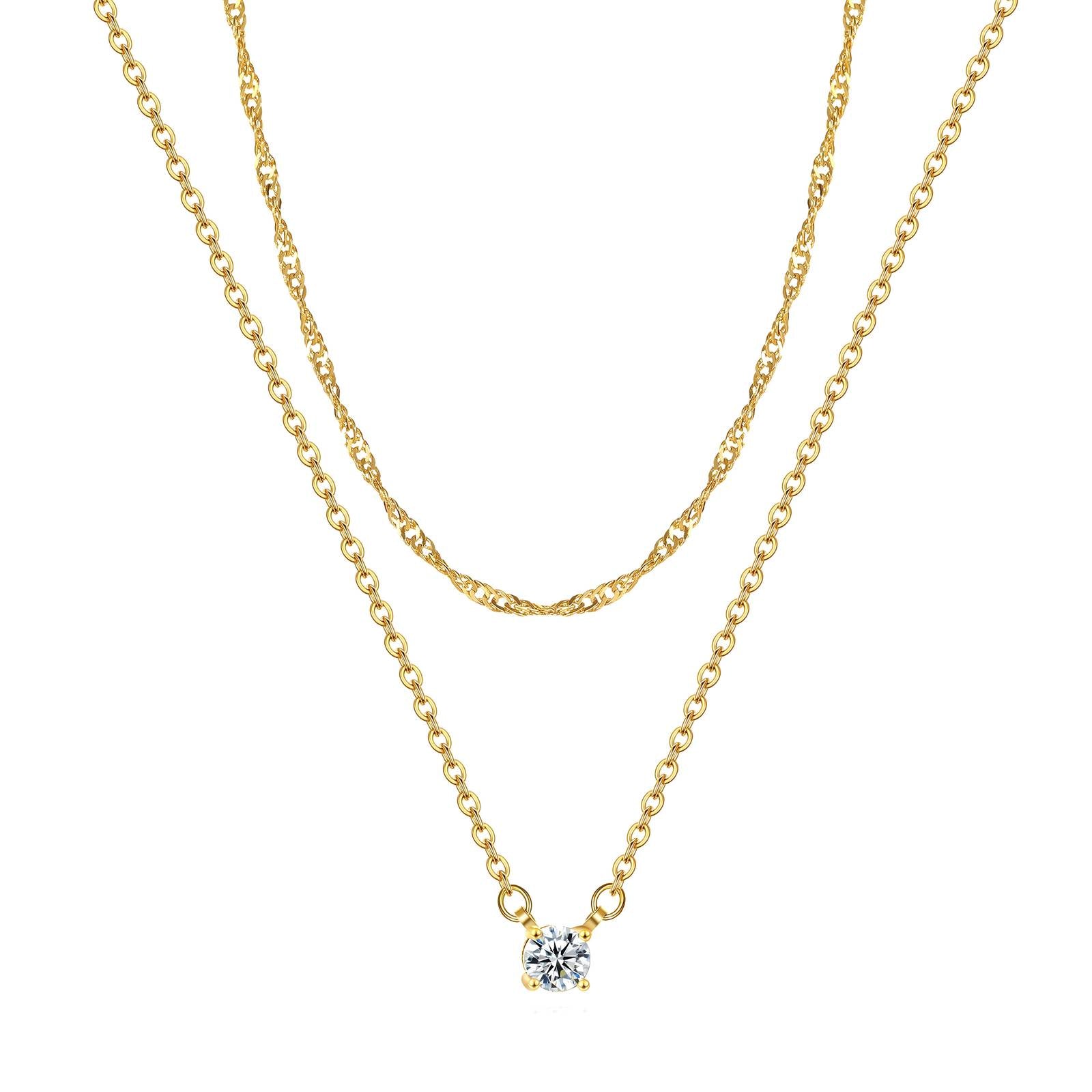 18K gold plated Stainless steel necklace, Intensity - The Best Accessory