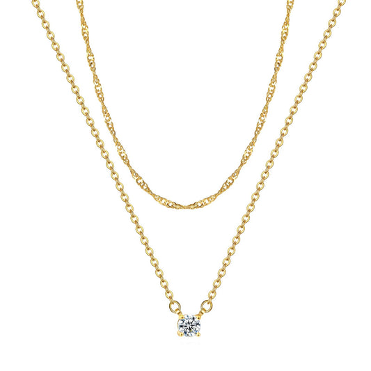 18K gold plated Stainless steel necklace, Intensity - The Best Accessory